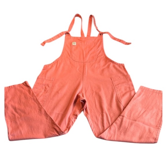 Lucy & Yak Luna Organic Twill Cotton Dungarees Size Medium - Picture 2 of 12